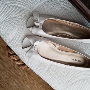 Merona white flats